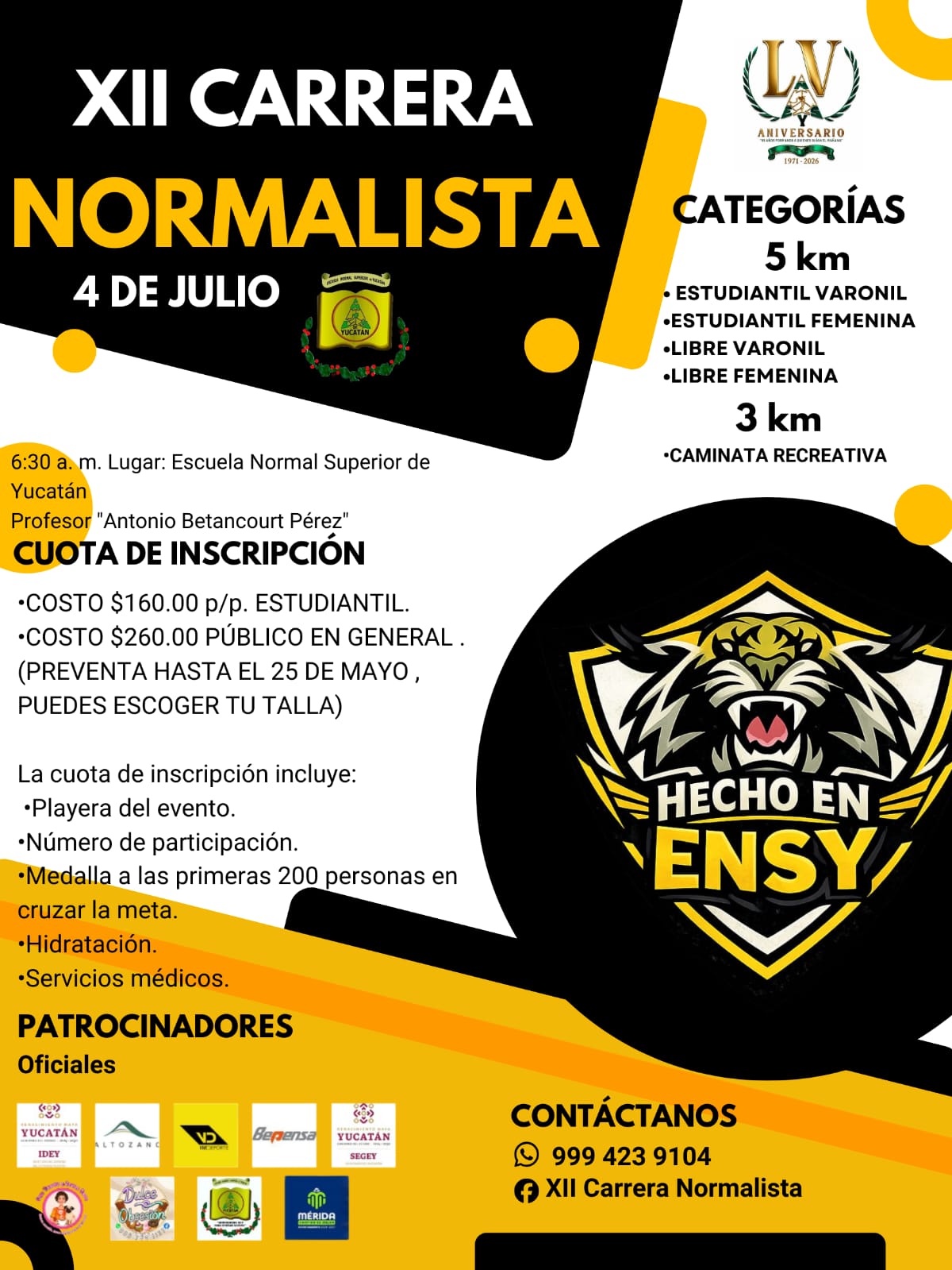 Ponte la Camiseta ENSY 2026